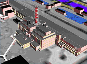Chernobyl Nuclear Power Plant before accident 3D model