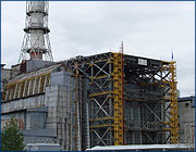 Photo of ChNPP and Shelter after stabilization measure