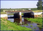 The bridge through Illia river