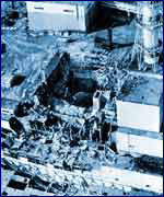 Чорнобильска АЕС після катастрофи