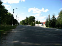 Центральная магистраль города Чернобыль