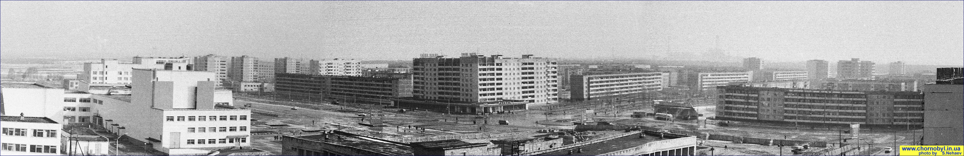 Panorama of central Pripyat