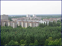 Pripyat city view