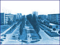 Central part of the Pripyat city