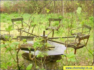 Село Залесье - брошенная детская площадка Село Залесье - брошенная детская площадка