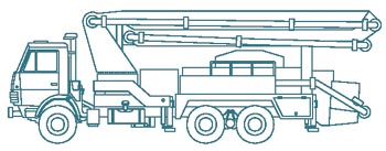 автобетнонасос вид техники автобетнонасос внешний вид техники