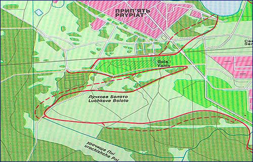Рыжий лес Рыжий лес - карта