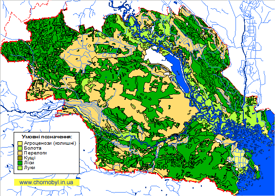 map Chernobyl ecosystem map Chernobyl ecosystem